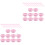 20Pièces Bols De Mélange Rose Pour Durable 3