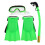 Worgeous snorkeling equipment set with Dry Set 7