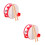 2Sets Percussie Set Hout Triangel Handdrum Beginner Met Drumstok 2
