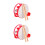 2Sets Percussie Set Hout Triangel Handdrum Beginner Met Drumstok 3