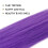 Capelli pre-allungati per trecce, viola, 60 cm 5