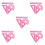 20Pièces Règles Aluminium Précises Pastèque Triangle Rapporteur 7