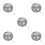 5Pièces Tweeter Titane Multi Installation Stable Son 5