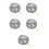 5Pièces Tweeter Titane Multi Installation Stable Son 9