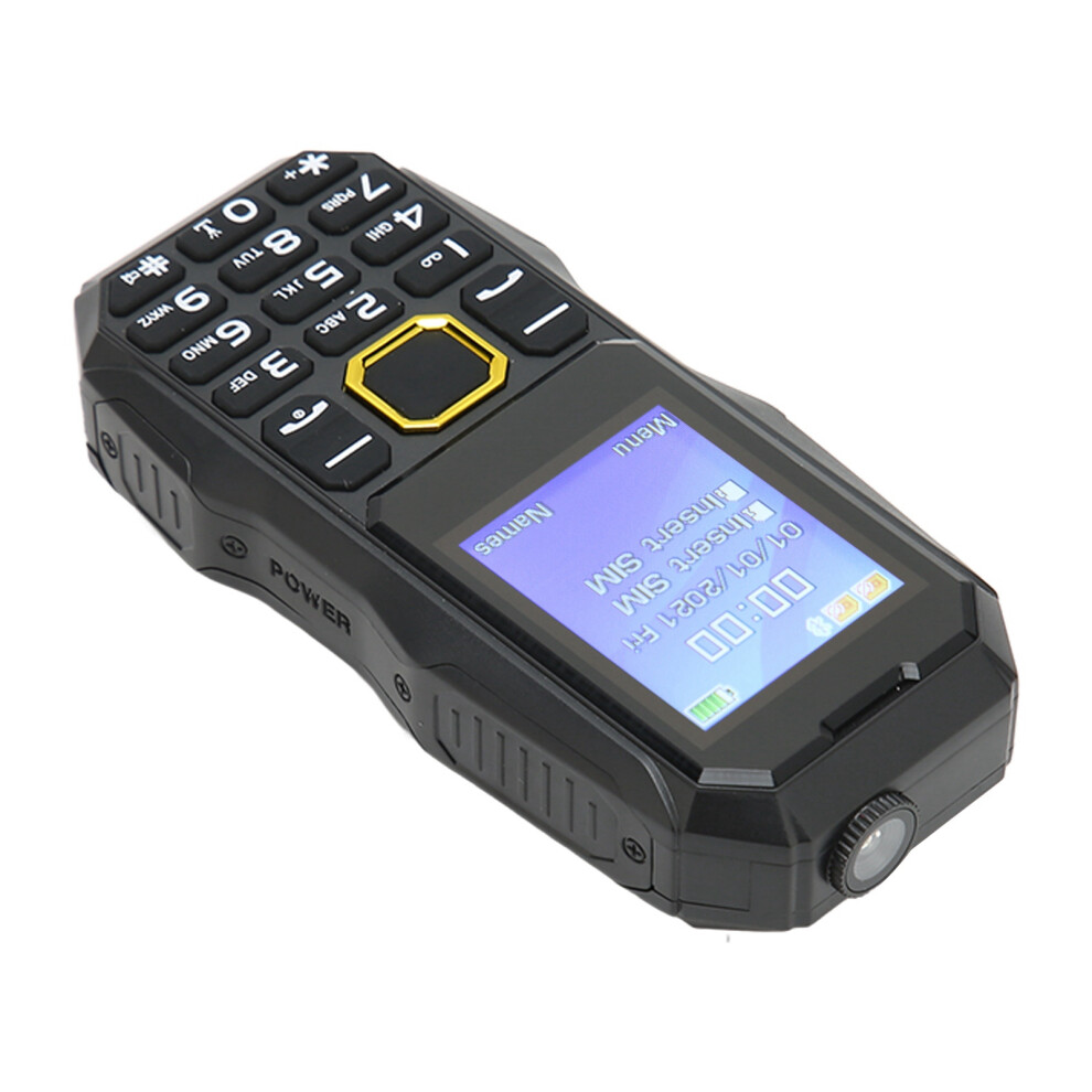 Elderly Mobile Phone 1.8In Lcd 5800Mah Dual Card Black 7601389619062