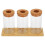 3Pièces Kit Terrarium Compact Pour Décoration Plantes 2