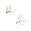 2Pièces Branches Sculptées Café Fil De Fer Pour Maison 9