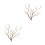 2Pièces Branches Sculptées Café Fil De Fer Pour Maison 11