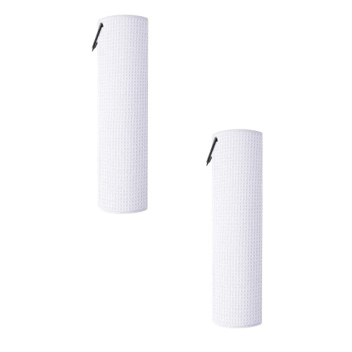 Prosop de golf din microfibră cu model waffle, 65,6 x 65,6 cm, pachet de 2