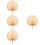 4Pièces Éventails Portables En Feuille De Palmier Tissée Pour 9