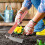Houe De Jardinage Acier Ergonomique Manche En Bois Robuste 3