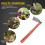Houe De Jardinage Acier Ergonomique Manche En Bois Robuste 7