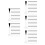 500Pcs Professional Nail Polish Brush Replacement Soft Plastic Tips 9