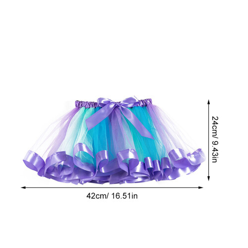 2Ensembles Ensemble Tutu Coloré Et Bandeau Sirène Décoratif 1