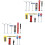 2Sets Assorted Color Mini Traffic Signs Toy Plastic Road Sign Model 5