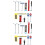 2Sets Assorted Color Mini Traffic Signs Toy Plastic Road Sign Model 7