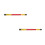 2Pièces Conteneur Bâtons De Direction Bambou Portable Marron 6