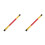 2Pièces Conteneur Bâtons De Direction Bambou Portable Marron 7