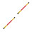 2Pièces Conteneur Bâtons De Direction Bambou Portable Marron 10