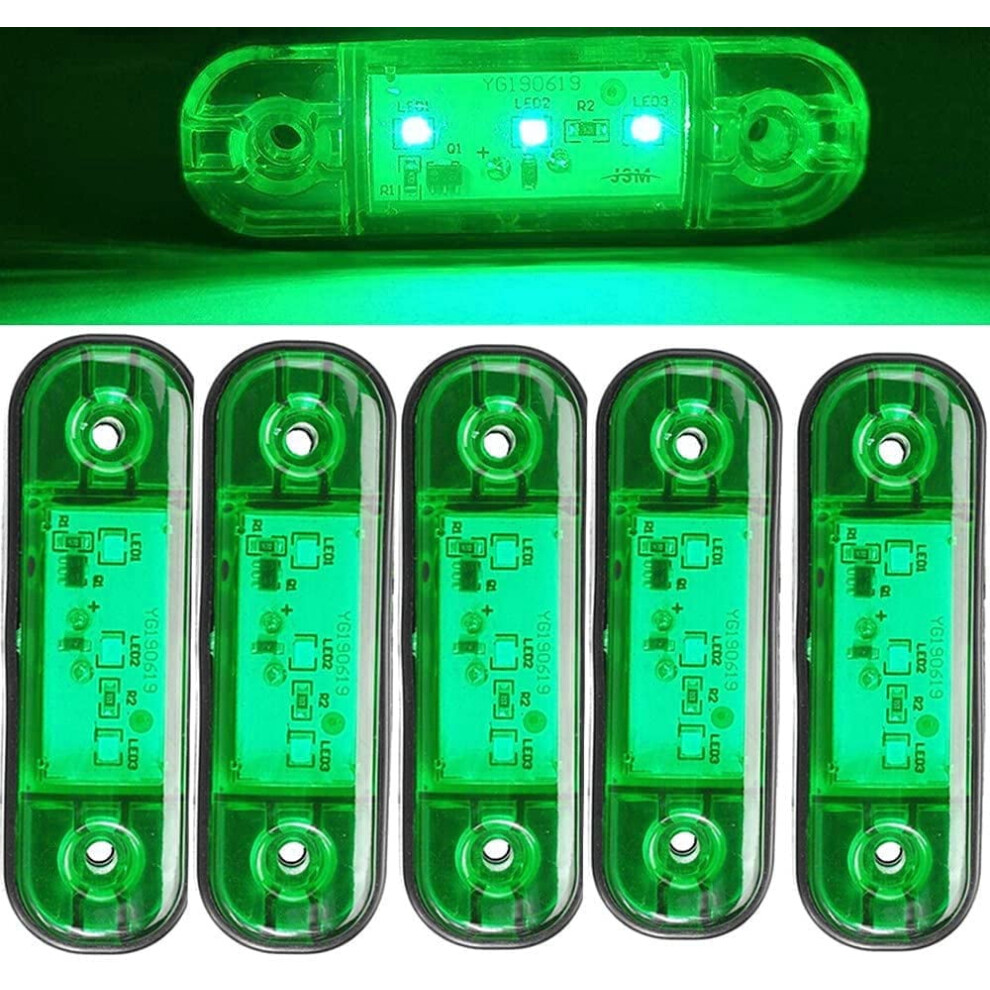 3Led Side Marker Lights For Truck 10 Pieces 12-24V 9178400667701