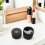 Eyelash Glue Storage Box Black Portable Lash Supply Organizer 6