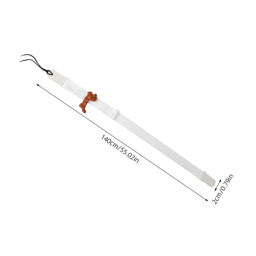 Ukulélé Guitare Réglable Tissu Peluche Chien Mignon 2