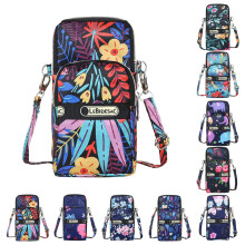 Mini Crossbody Wallet for Women Detachable Strap Zipper Wristlet Phone Purses Versatile Clutch Bag for Ladies Outdoor Blue