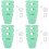 4Ensembles Bouts Silicone Antidérapants Bouteilles Couleurs Assorties 6