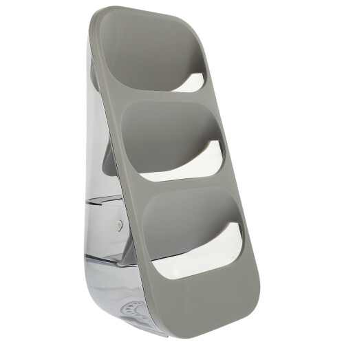 Silverkorg tre nivåer modern grå 33,4x16,1x13,0 cm