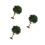3Pièces Mini Arbres En Plastique Durable Pour Micro Paysage 5