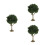 3Pièces Mini Arbres En Plastique Durable Pour Micro Paysage 10