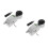 2Pcs Aluminum Alloy Level Tool Silver for Woodworking Construction Use 7
