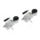 2Pcs Aluminum Alloy Level Tool Silver for Woodworking Construction Use 9