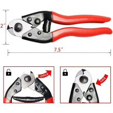 Tăietor de cablu rezistent pentru bricolaj și biciclete, cu o singură mână