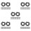 100Sets Retainer Rings High Strength for Wrench Use 10
