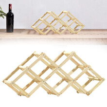 Porte-bouteilles autoportant pliable pour 6 bouteilles
