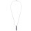 5Pièces Collier Urne Cylindre Acier Inoxydable Argenté 2