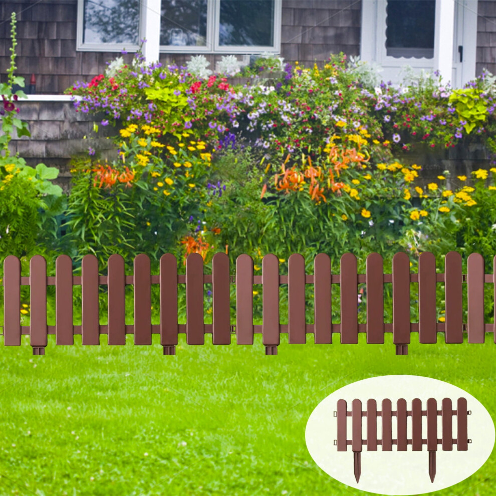 Modern Plastic Landscape Edging Fence 50 Ft 9341593768306