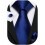 Men's Silk Tie Extra Long Solid Color Wedding Necktie 1