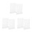 6Pièces Porte-Menu Vertical T Double Face Transparent En 4