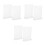6Pièces Porte-Menu Vertical T Double Face Transparent En 6