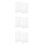 6Pièces Porte-Menu Vertical T Double Face Transparent En 7