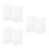 6Pièces Porte-Menu Vertical T Double Face Transparent En 9