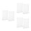 6Pièces Porte-Menu Vertical T Double Face Transparent En 10