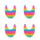 4St Multikleuren Nepbaard Met , En Cosplay 7