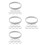 32Pièces Support Manchette Métal Argent Élastique Stretch Casual 7