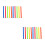 20Pièces Bâtons De Relais ABS Antidérapants Couleurs Variées Course 5