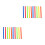 20Pièces Bâtons De Relais ABS Antidérapants Couleurs Variées Course 6
