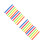 20Pièces Bâtons De Relais ABS Antidérapants Couleurs Variées Course 9
