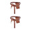 2Sets PU Brown Medieval Sword Belt Adjustable for Renaissance Cosplay 4